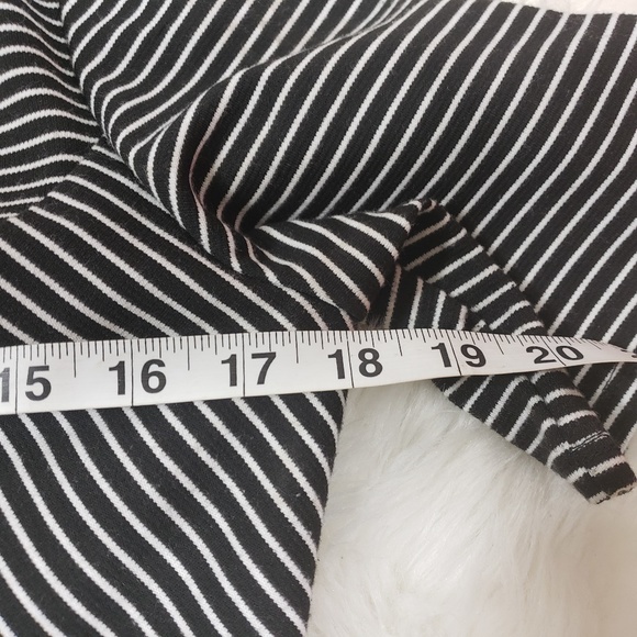 SOLD-Eyeshadow Peplum Top Stripes Size Large D15 - Picture 4 of 7